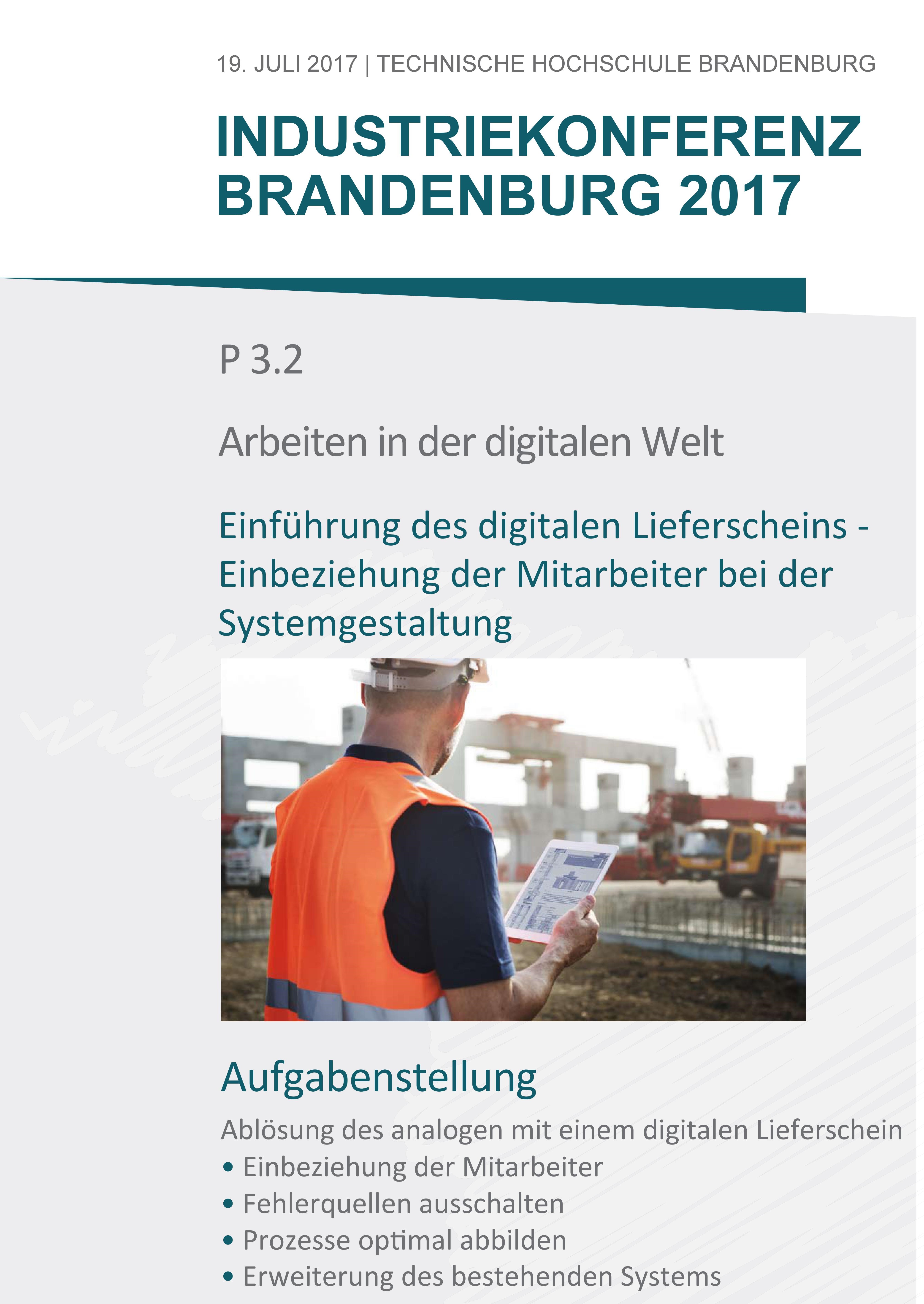 Industriekonferenz Brandenburg 2017